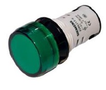 LAMP. DE SE?ALIZACION VERDE  110 VCA  CO